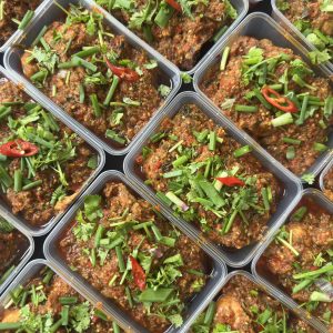 Ayam sambal Daun Kesum