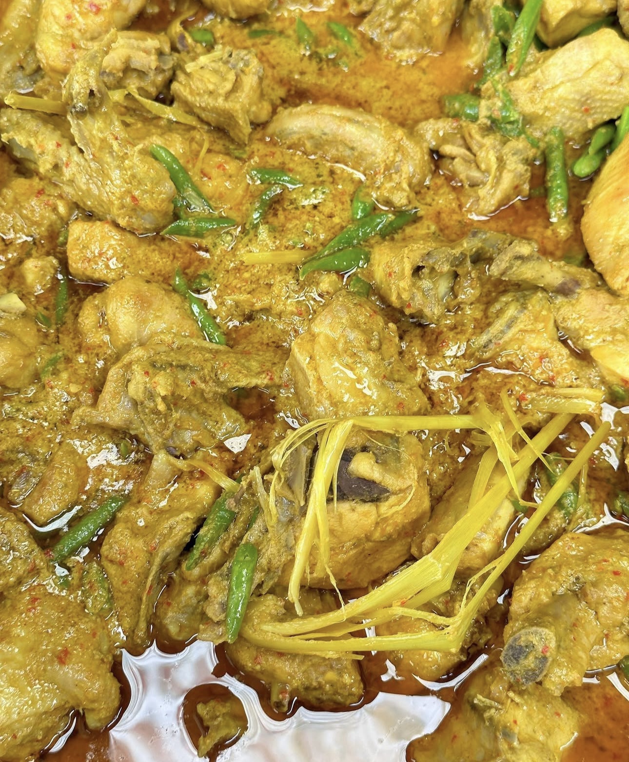 Ayam Rendang cili API kacang